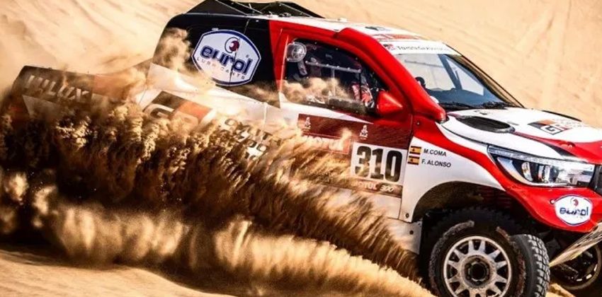 Fernando Alonso at 2020 Dakar Rally