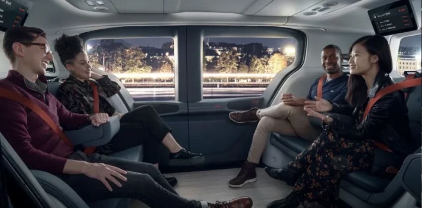 GM Cruise Origin INSIDE