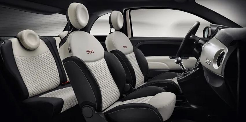 Fiat 500 Club cabin