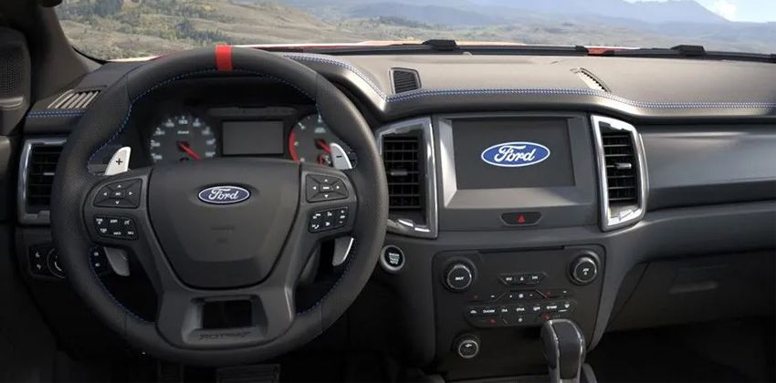 Ford Ranger Raptor interior