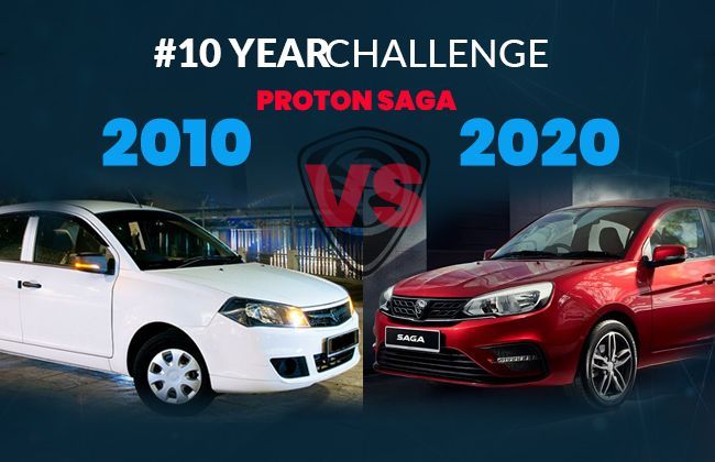 #10YearChallenge - Proton Saga 2010 vs 2020