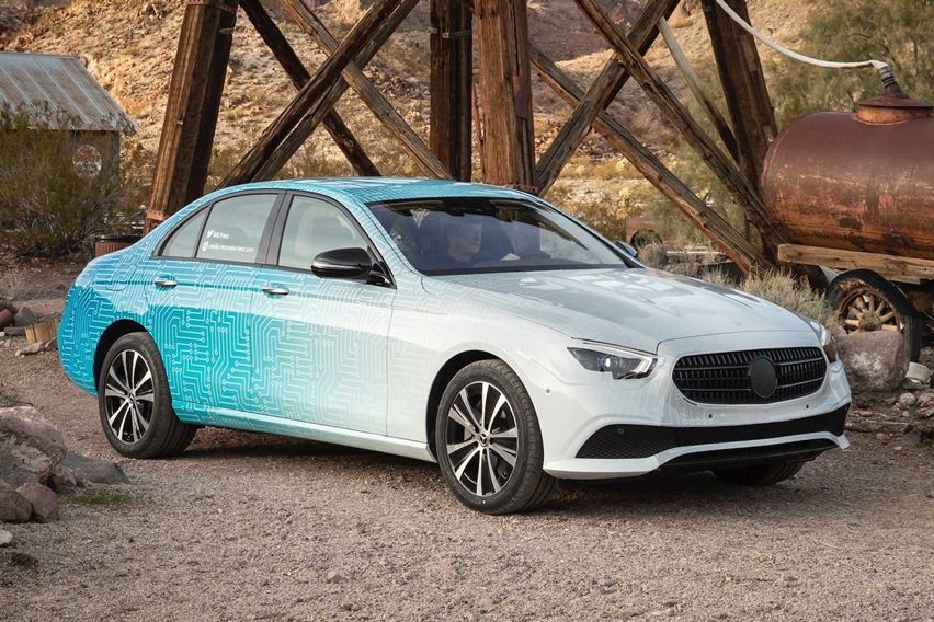 Mercedes-Benz E Class facelift prototype