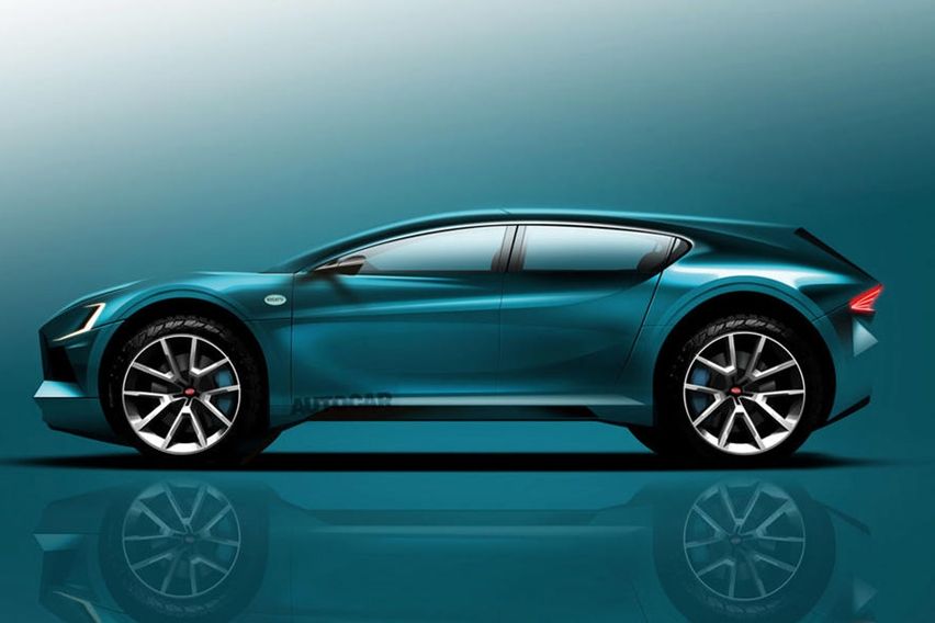 Render Bugatti SUV elektrik by Autocar