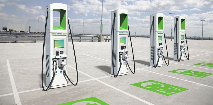 Electric vehicle charging station