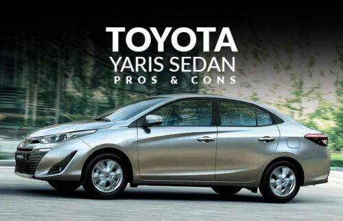 Toyota Yaris Sedan - Pros & cons Toyota Yaris Sedan - Pros & cons