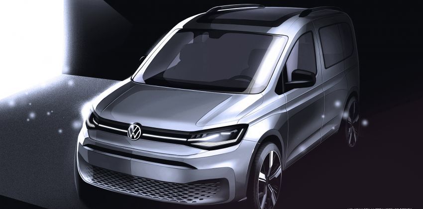 Next-gen VW Caddy teaser