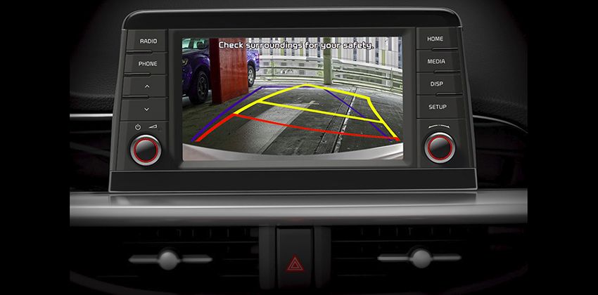 Kia Picanto rear camera
