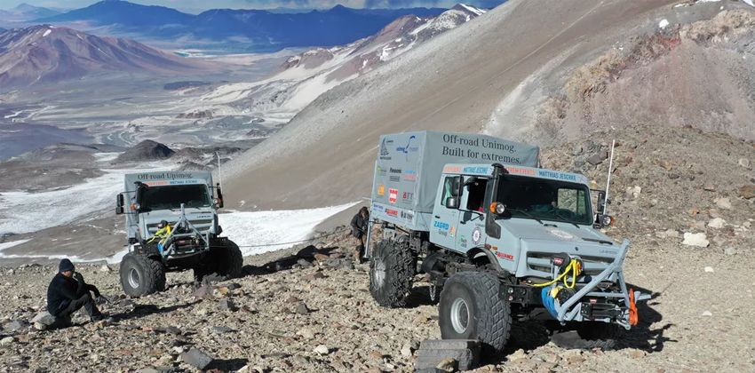 Mercedes-Benz Unimog trucks