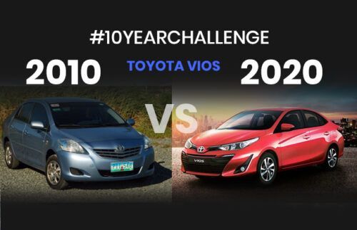 #10YearChallenge -Toyota Vios 2010 vs 2020