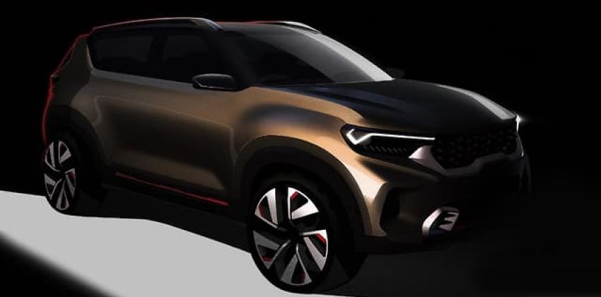 Kia QYI concept SUV sketch