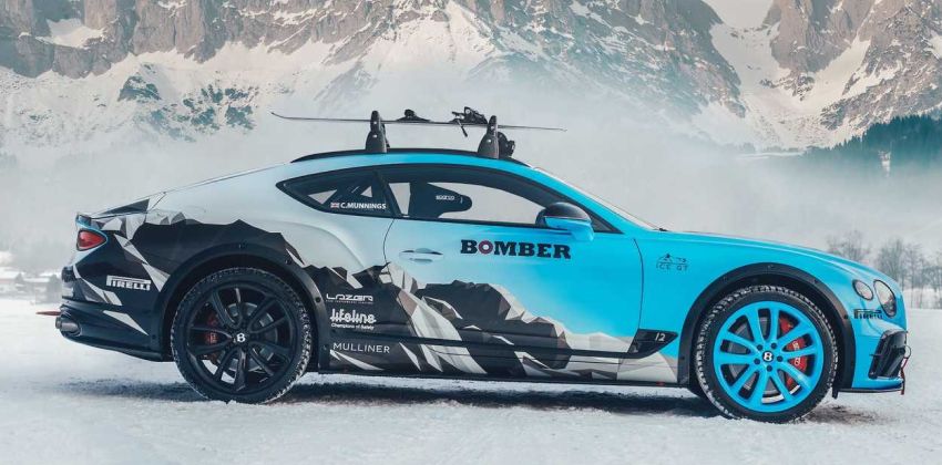 Bentley Continental GT Ice Racing side