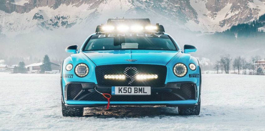 Bentley Continental GT Ice Racing front