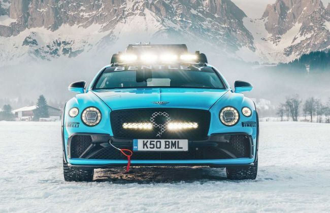 Bentley tweeted a Continental GT built for ice racing