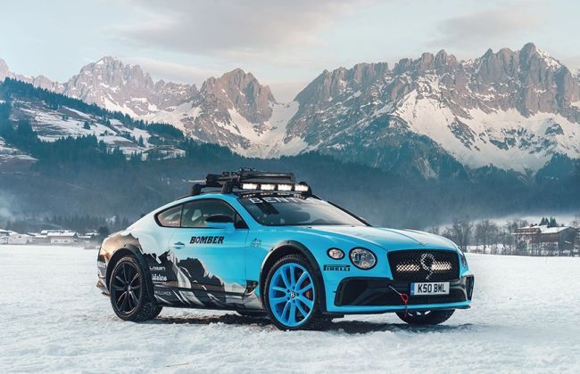 Bentley Continental GT for rally sports teased