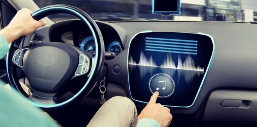 Listening music in traffic jam