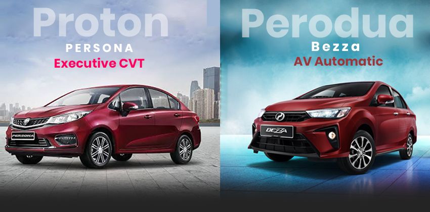 Proton Persona Executive CVT vs Perodua Bezza AV Automatic  Zigwheels