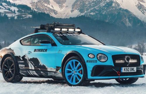 Bentley Continental to compete in the 2020 GP Ice Race