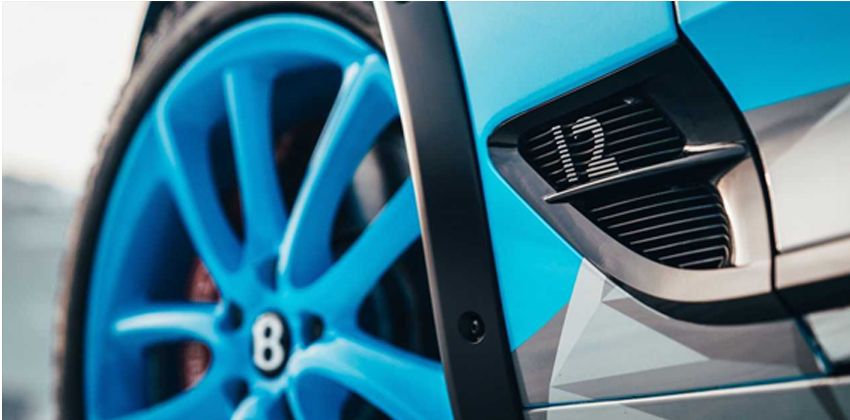 Bentley Continental GT Ice Race tyres