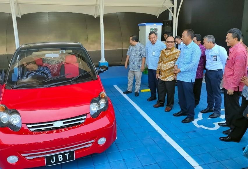 peresmian SPKLU tol Bali