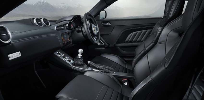 2020 Lotus Evora GT410 cabin
