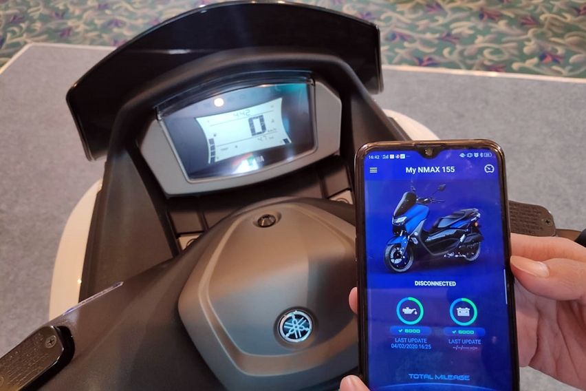 Yamaha Nmax bisa terhubung aplikasi via Bluetooth