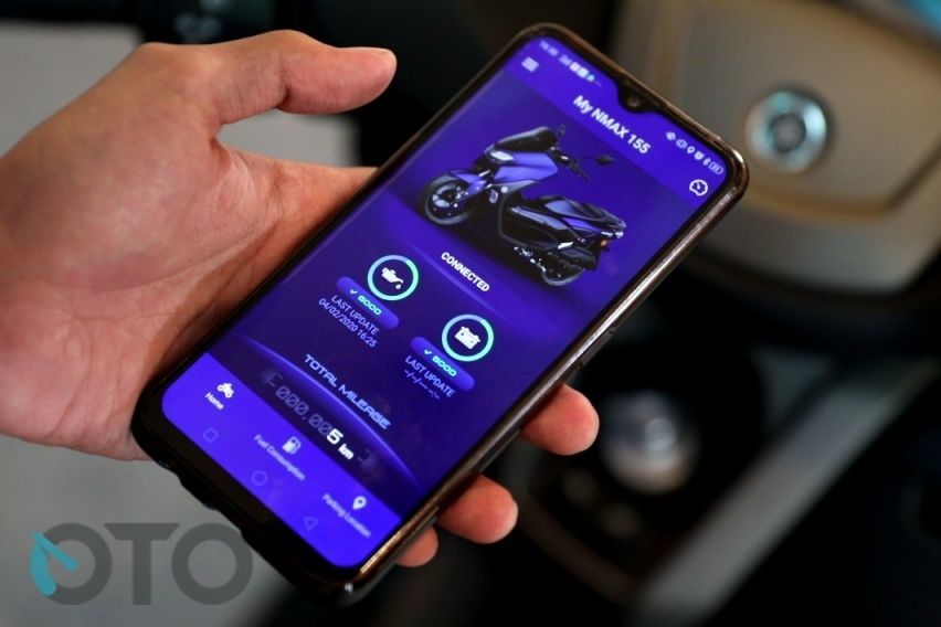 Begini Cara Menghubungkan Smartphone dengan Yamaha NMax Connected 