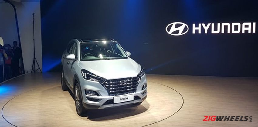 Hyundai Tucson Facelift front