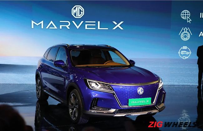 Auto Expo 2020: MG Marvel X Electric Crossover with AI-Enabled System showcased