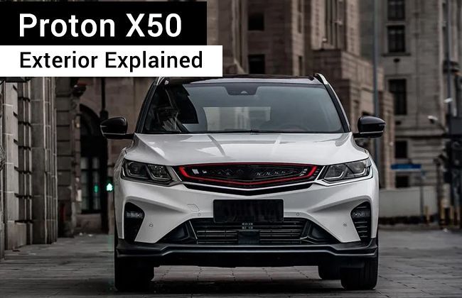 Proton X50 - Exterior design explained