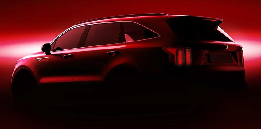 2021 Kia Sorento official teaser 