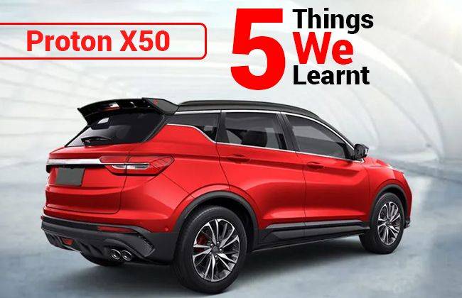 Proton X50 5 Things We Learned About The Upcoming Suv Zigwheels