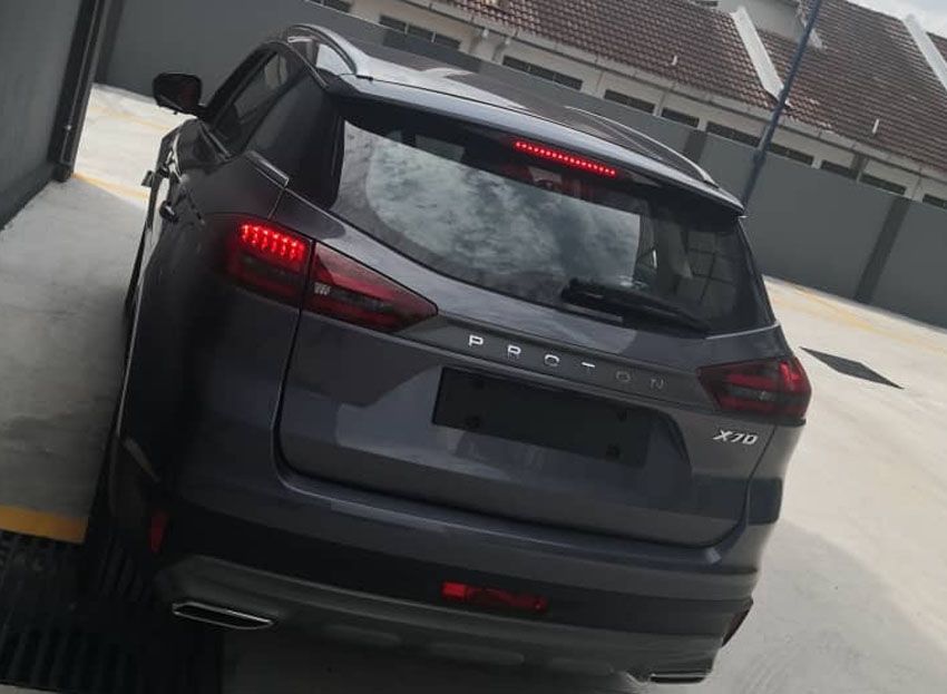 Proton X70 CKD rear