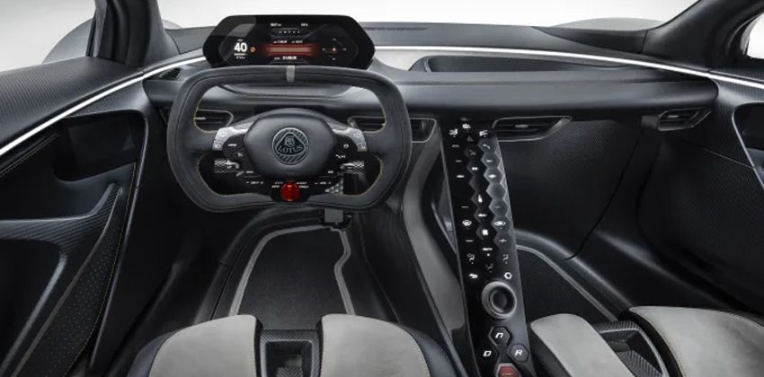Lotus Evija cabin