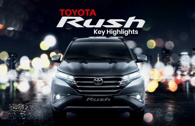 Toyota Rush: Key highlights 