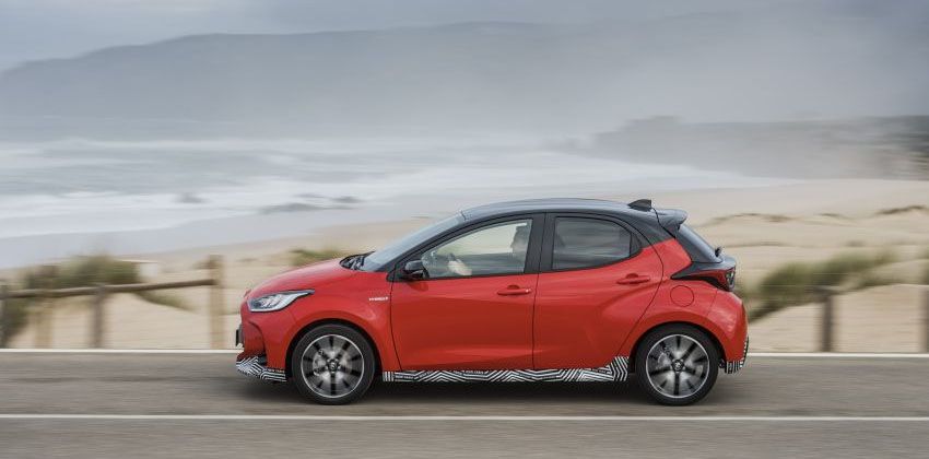  2020 Yaris Hybrid side