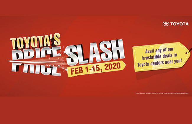 Price Slash promo: Don’t miss the chance to get your hands on a Toyota