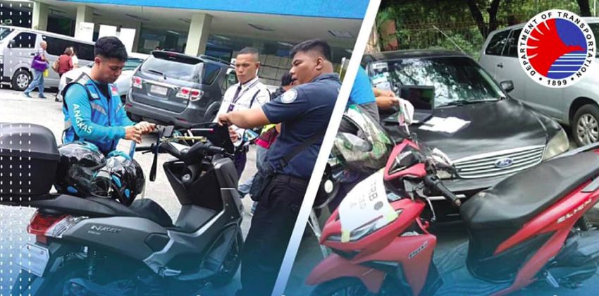 DOTr unregistered motorcycle taxis