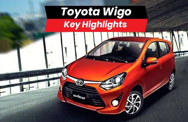 Toyota Wigo - Key highlights