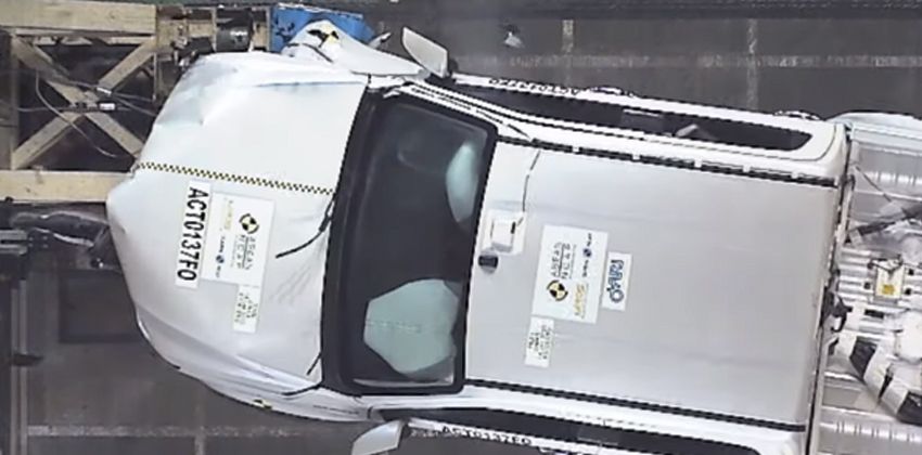 2020 Isuzu D Max crash test