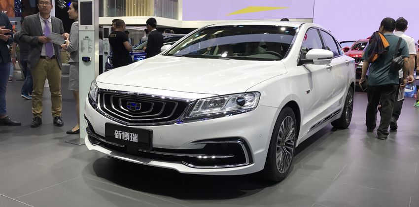 Geely car with Geely IAPS system