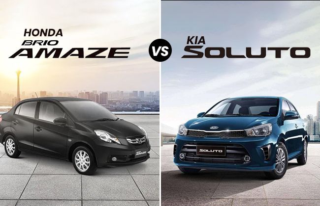 Honda Brio Amaze vs Kia Soluto - Which one to buy?