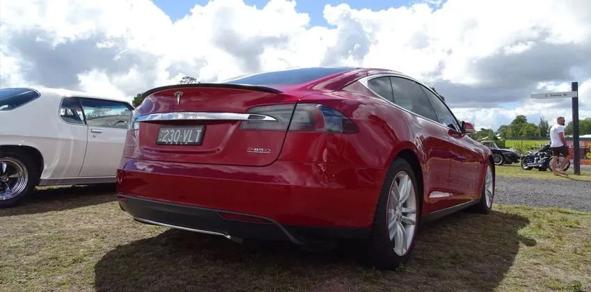 Tesla Model S rear