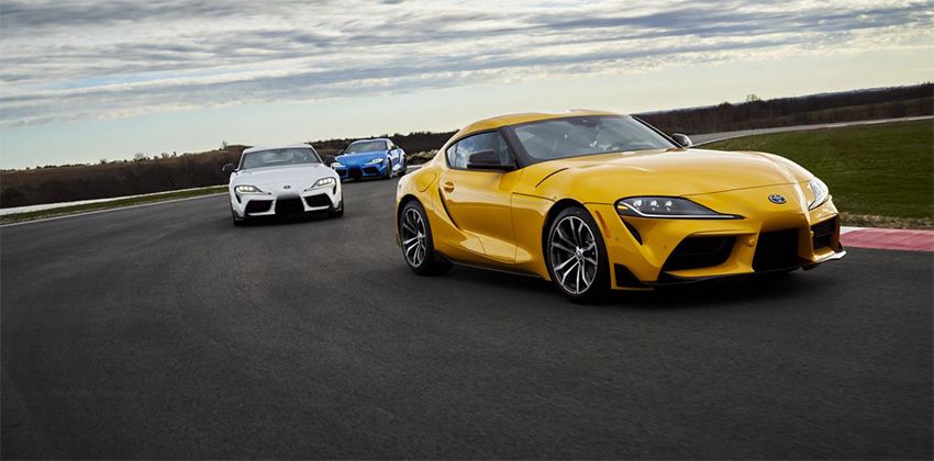 Toyota GR Supra track photo