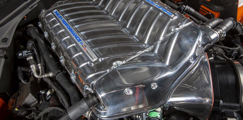 Shelby Signature Series Mustang engine