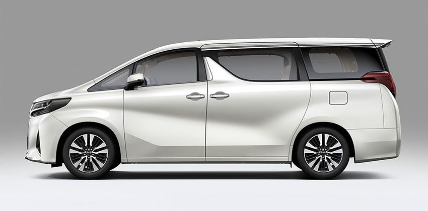 2020 Alphard profile view