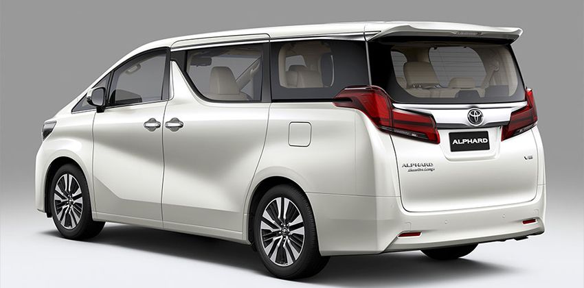 2020 Alphard rear quarter panel