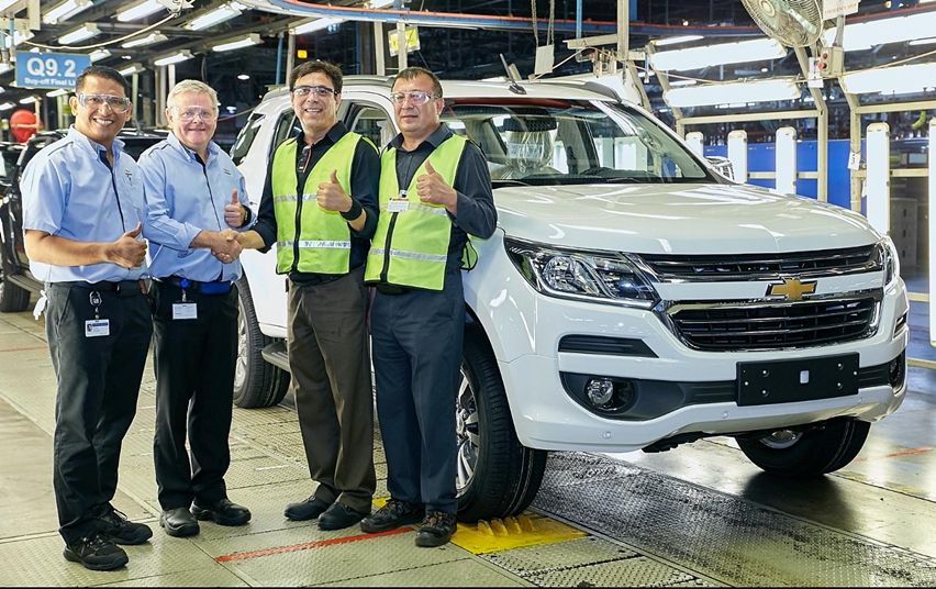 Pabrik Chevrolet Trailblazer di Thailand (Carscoops)