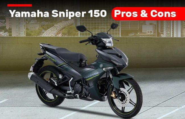 Yamaha Sniper 150 - Pros & cons 