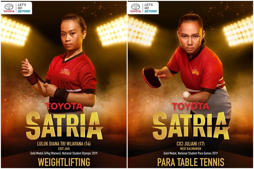 Atlet dari program Toyota SATRIA