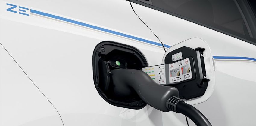 Renault Twingo Z.E. battery socket